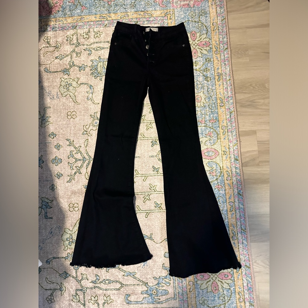 Francesca’s Black Flare Jeans